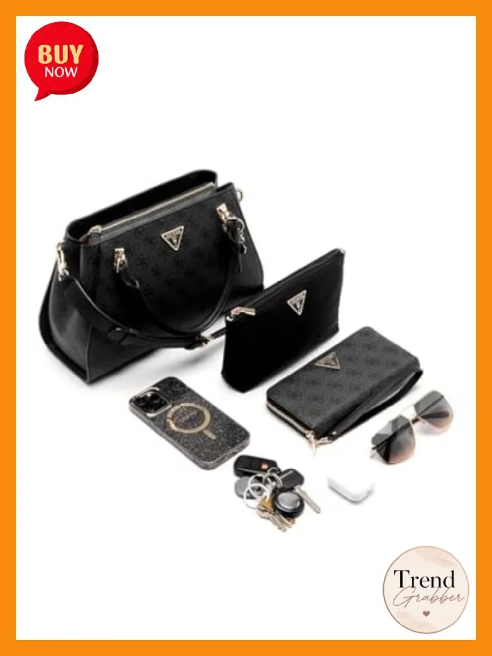 Faux Leather Luxury Satchel with Gold Hardware Crossbody